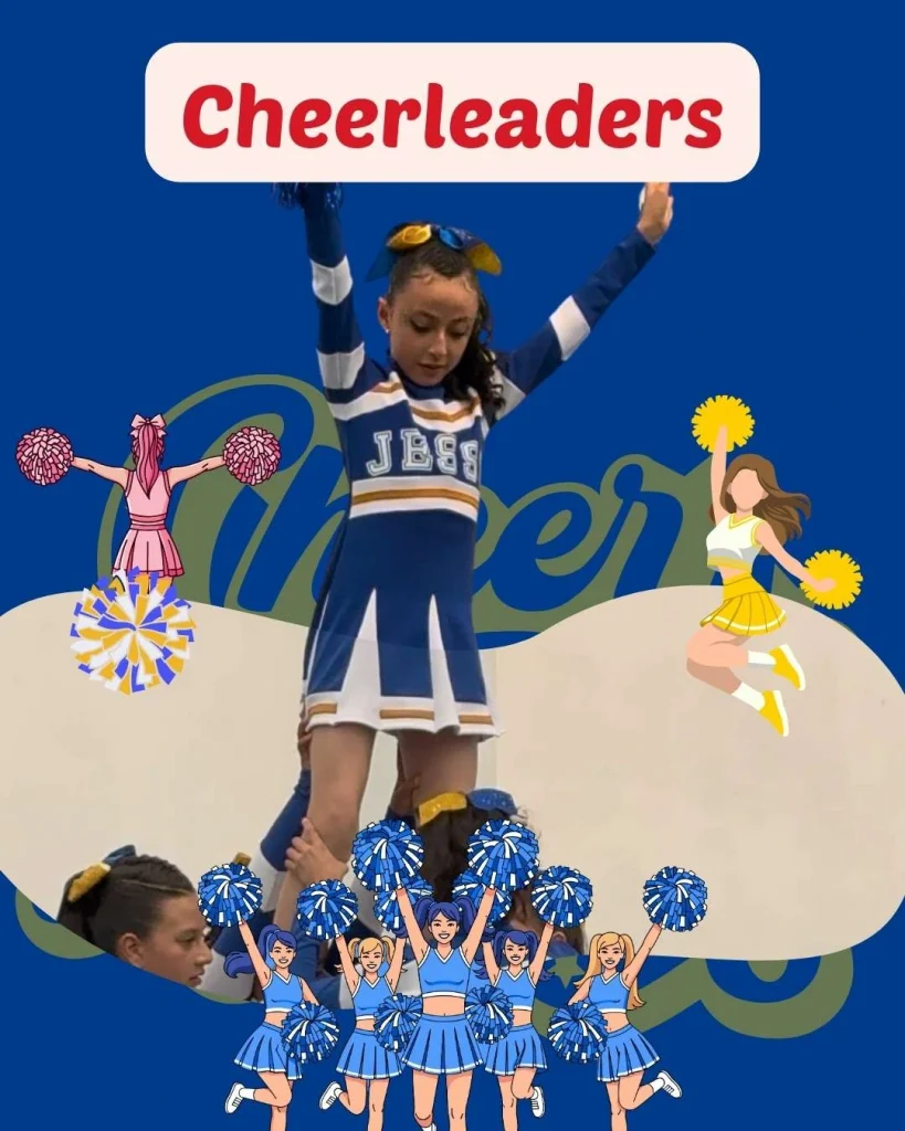 Estudiantes del Club de Cheerleaders JESSS.