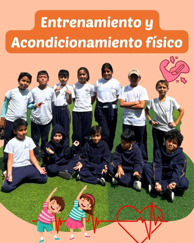 Estudiantes del Club de entrenamiento y acondicionamiento físico